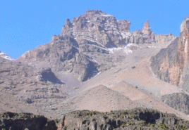 Voie du Point Leanana - Traverse North-Southwest ridge